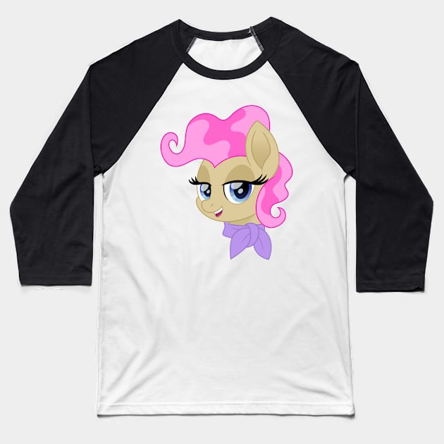 Young Mayor Mare portrait Baseball T-Shirt by CloudyGlow